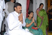 Chiru Visit Film Nagar Temple Photos